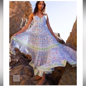 Bell by alicia bell scarlett maxi dress in psychedelic boho print size S NWOT